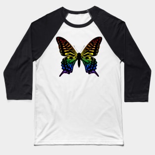 Butterfly, Pride, Rainbow Baseball T-Shirt